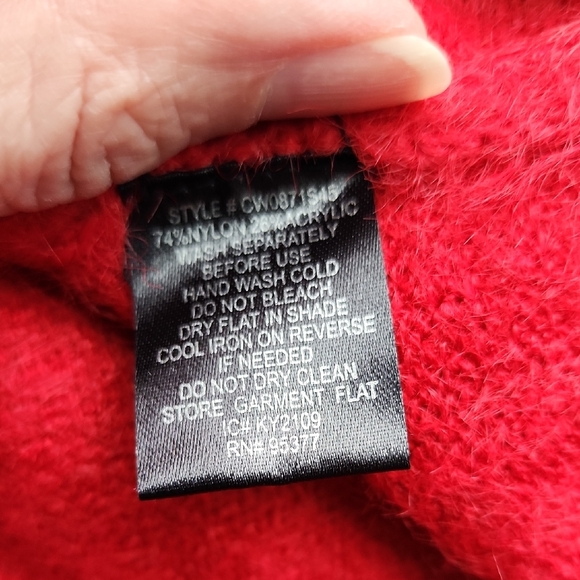 Sanctuary Vibrant Red Eyelash Sweater - Picture 6 of 6
